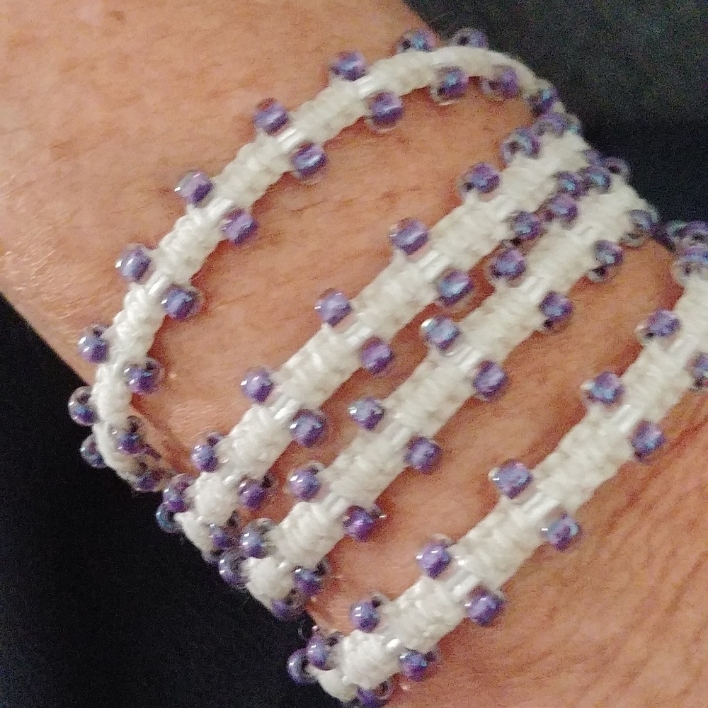 Leather wrap bracelet